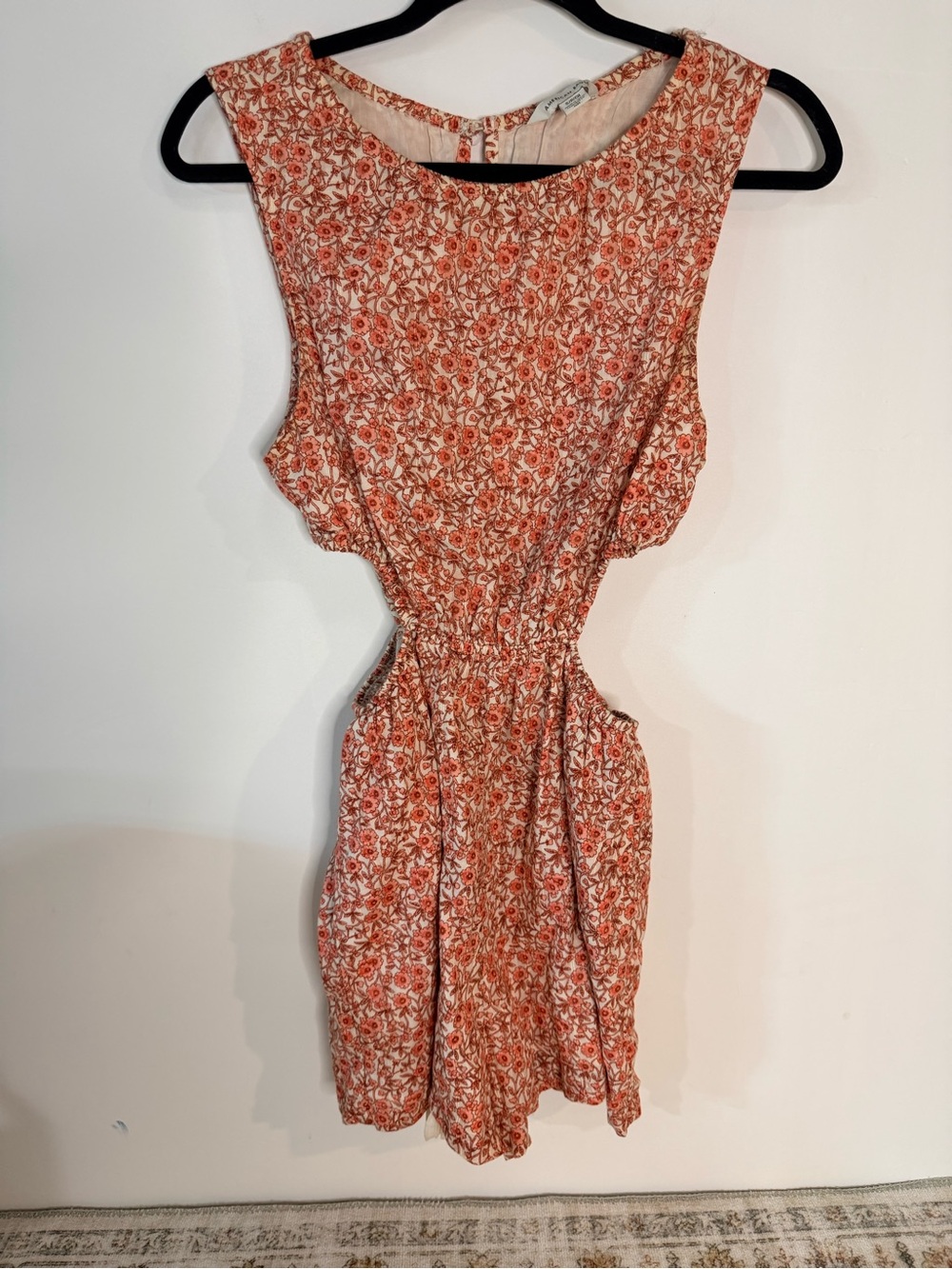 American Eagle side cutout romper